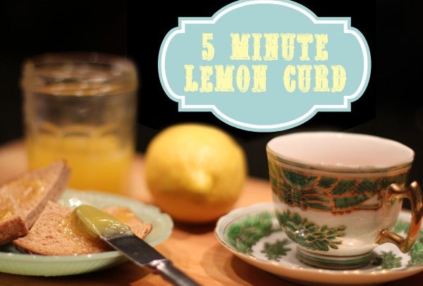 WeeWork Recipe: 5 Minute Lemon Curd