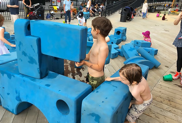 Accessible playgrounds in NYC Imagination Playground