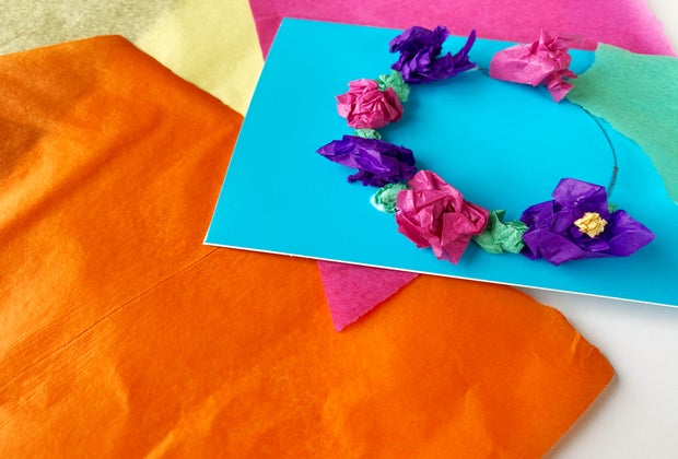 Flower Wreath Mother's Day Cards