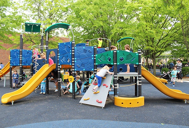 Renovated Playground With a Spray Park Opens in Rockville Centre