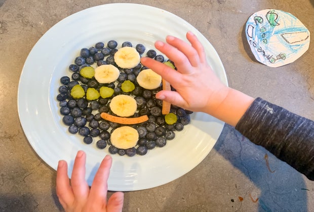 Healthy Snacks for Kids That Are Works of Art: Kids Can Help