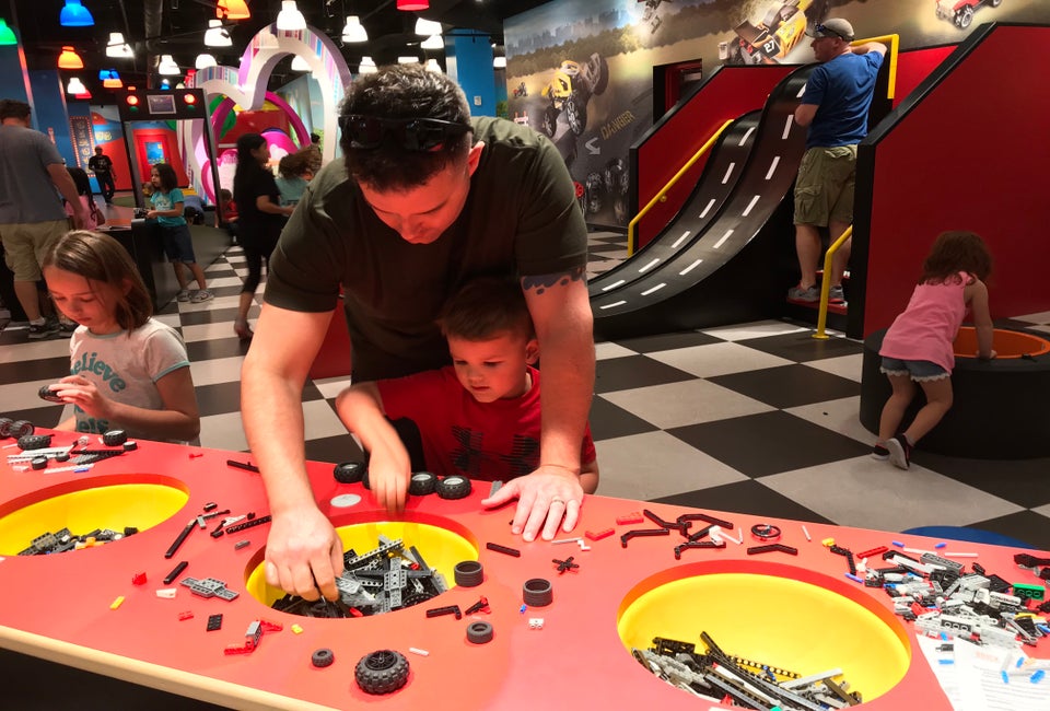 Building LEGO cars is just one fun part of exploring LEGOLAND Discovery Center in San Antonio