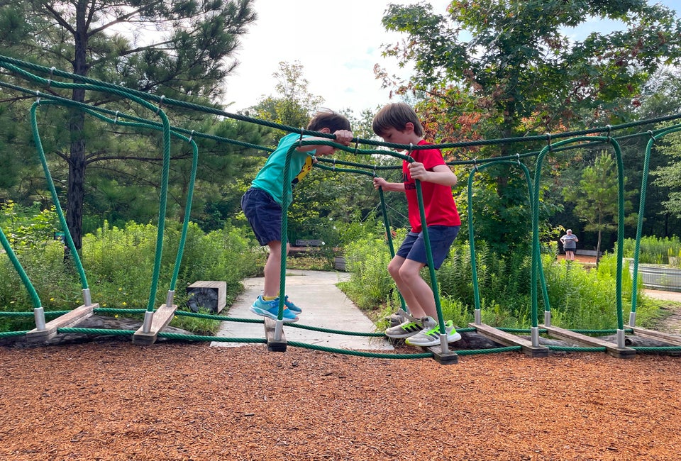 The Houston Arboretum and Nature Center has both outdoor and indoor play. Photo by Jessica Stautberg.