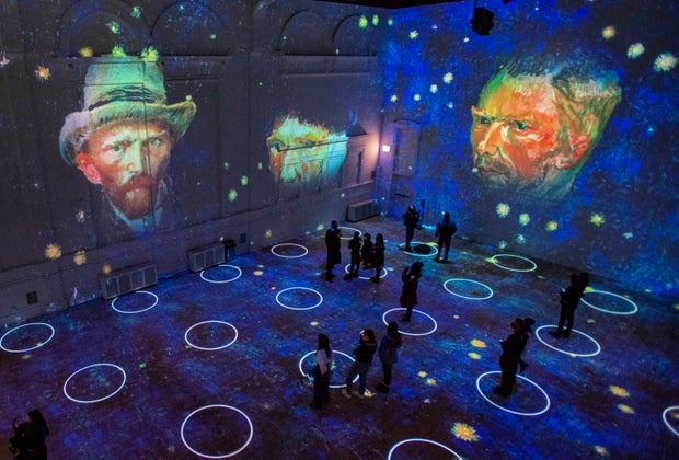 Immersive Van Gogh exhibit NYC
