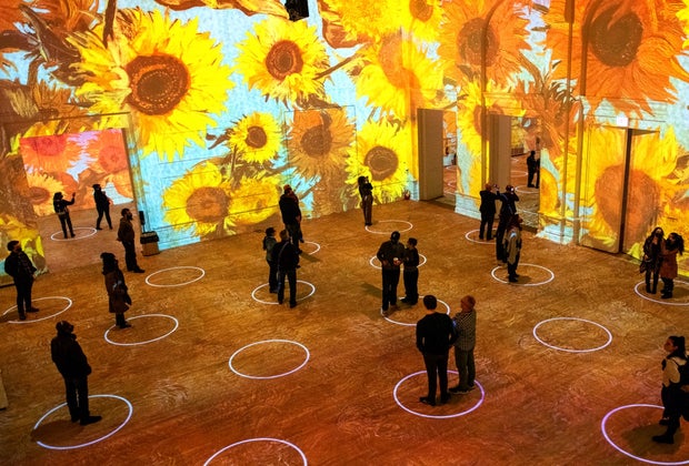 Immersive Van Gogh Exhibit Is Coming To NYC: See Van Gogh's Sunflowers 3 stories high