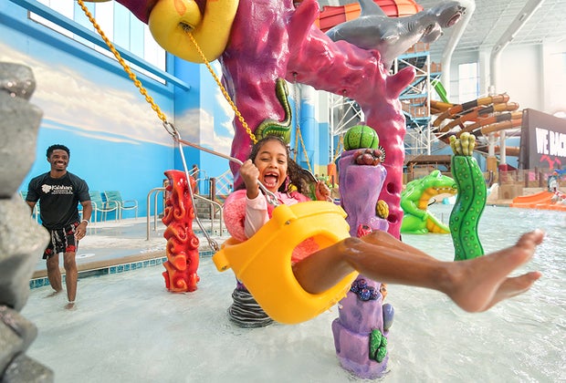 Amusement parks near NYC: Kalahari Resorts Indoor Water Park