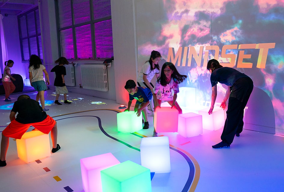 CREA's interactive games draw kids into a world of fun.