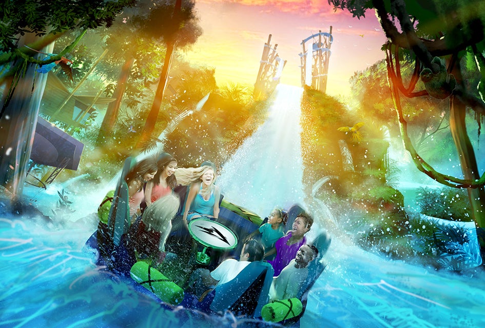 Infinity Falls at SeaWorld Orlando