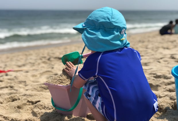 Best Beach Gear and Hacks for Families with Young Kids: Swimsuits and Rash Guards