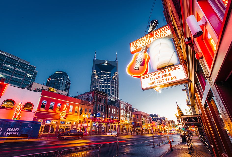 Take a walk down the famous Honkey Tonk Highway. Photo by Jake Matthews