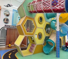 Race through the obstacles at Jetetter Kids Club in Lindenhurst without getting caught. Photo by Gina Massaro.