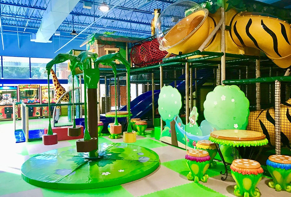 Jungle Jim & Jane puts a new spin on indoor playgrounds. Photo courtesy of Jungle Jim & Jane's