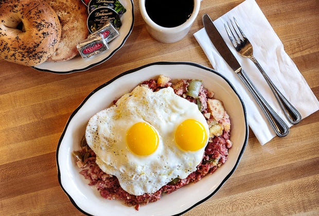 Kenny and Ziggy's has one of the best breakfasts in Housotn.