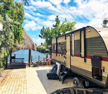 The Key Largo Campground in Florida is located on 40 acres of tropical foliage. Photo courtesy of the campground