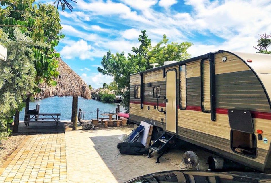 The Key Largo Campground in Florida is located on 40 acres of tropical foliage. Photo courtesy of the campground