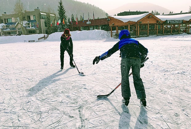 Skiing isn't the only snow sport available: try ice skating, snowshoeing, snow biking, and more.