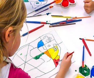 Foster toddlers' and preschoolers' creativity at Kidcreate Studio. Photo courtesy of the studio