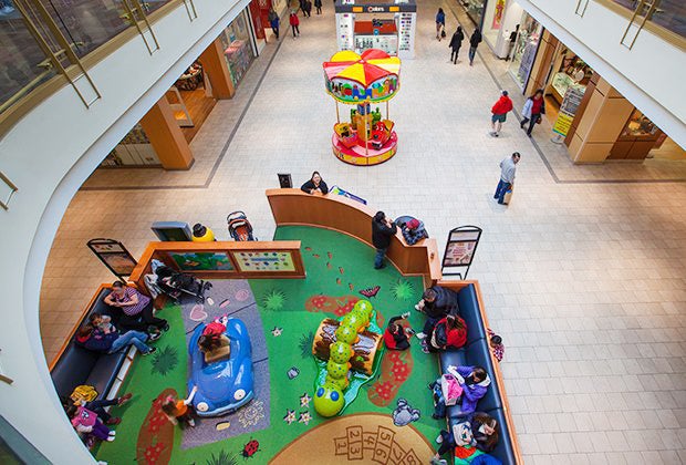 Livingston Mall offers a fun, free indoor place to play