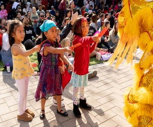 Take the kids to the Lunar New Year Celebration at 2nd & PCH. Photo courtesy of the event