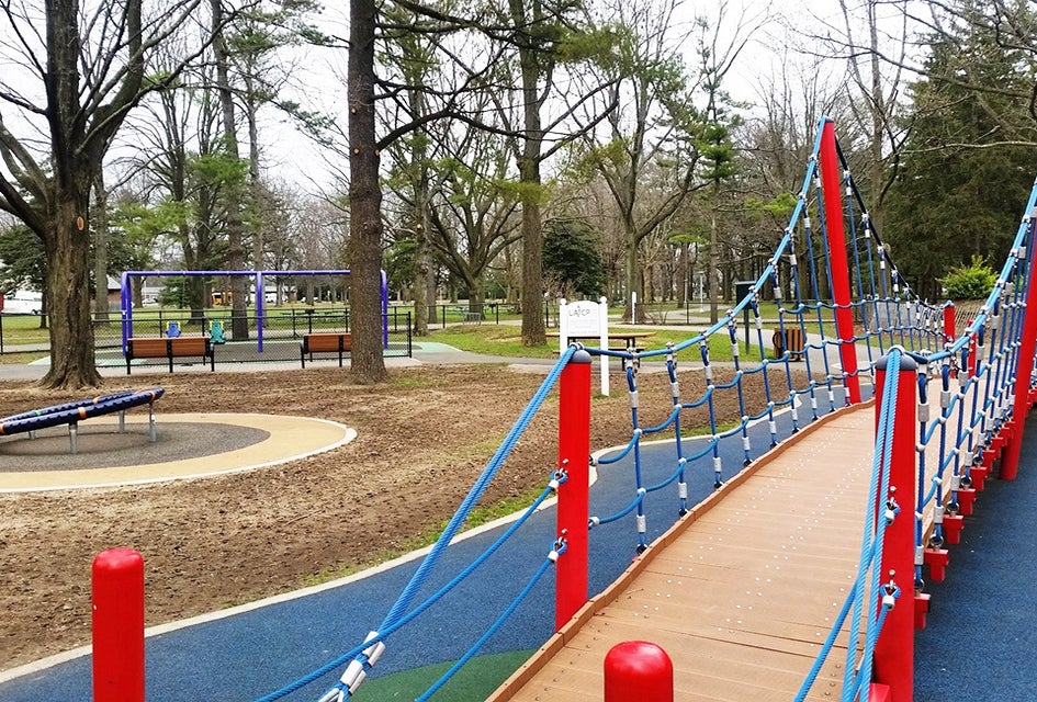 The Let All The Children Play Playground at Eisenhower Park is one of 67 Nassau County playgrounds that have reopened.  Photo courtesy of Let All The Children Play