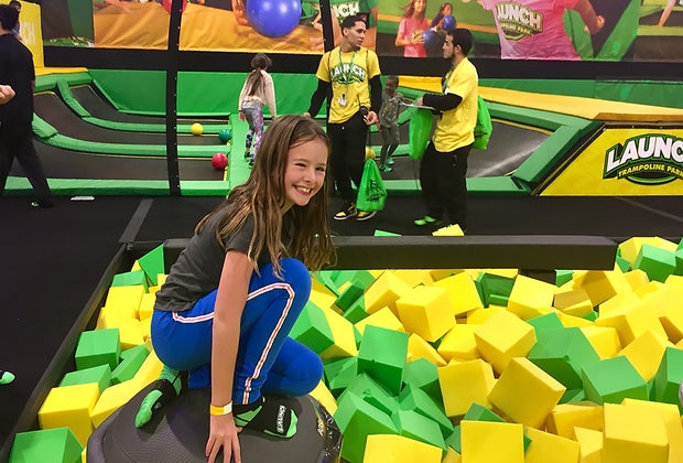 Indoor playgrounds in Queens: Launch Trampoline Park