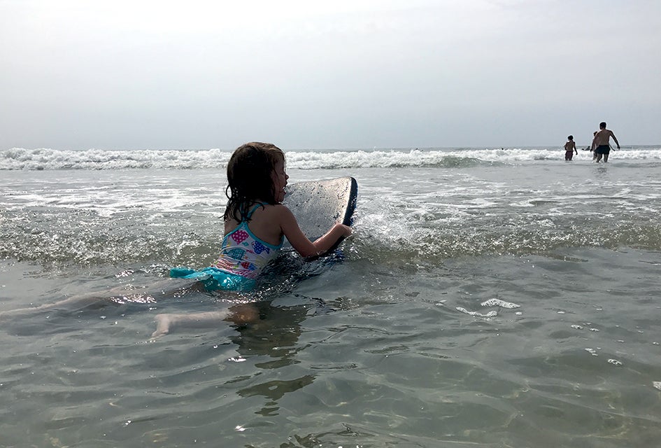 Catch a wave at LBI when Jersey Shore beaches open for the season later this month. Photo by Rose Gordon Sala