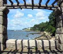 Morgan Memorial Park sits on the shore of Long Island Sound in Glen Cove. Photo courtesy of the park