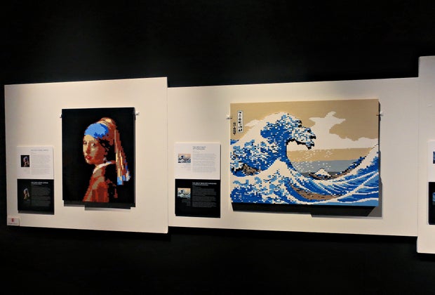 The Art of the Brick Is Back at the Science Center: See works of art