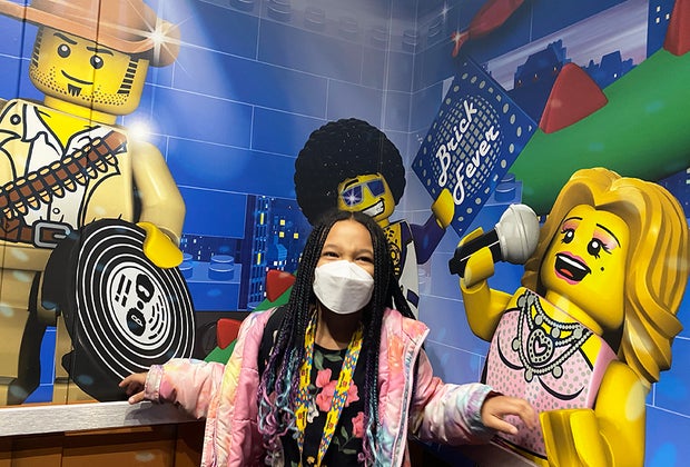 Legoland NY Hotel disco elevator