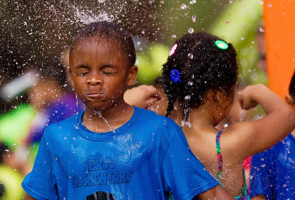 Ultimate Guide to Houston Splash Pads and Water Playgrounds Levy Park is a splash pad in Houston's inner loop. Photo courtesy of Levy Park, Facebook