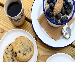 Delicious breakfasts are served  at Southdown Coffee.