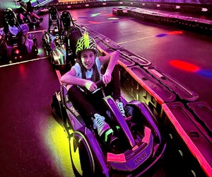 Xplore Family Fun Center's birthday parties include pizza, drinks, and arcade cards. Photo by the author