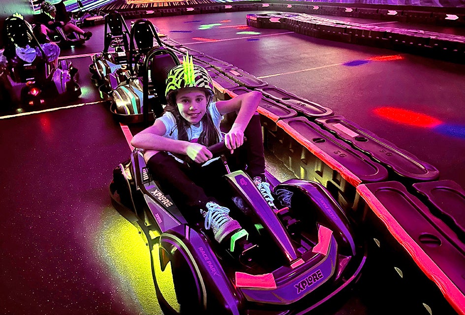 Top Birthday Party Places on Long Island for Kids Xplore Family Fun Center's birthday parties include pizza, drinks, and arcade cards. Photo by the author