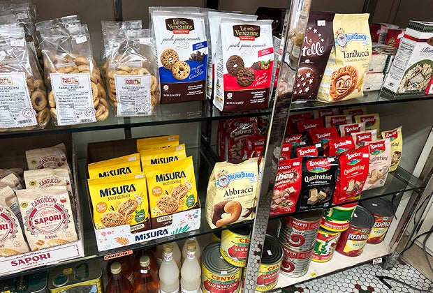 Things To Do in Little Italy with Kids: Piemonte Ravioli Company pastas and italian foods market
