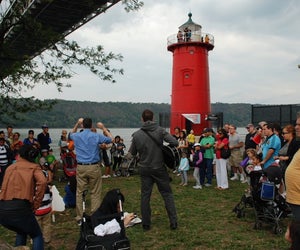 The Little Red Lighthouse welcomes fall with an all-ages, waterfront festival on Saturday, October 4. Photo courtesy of NYC Parks