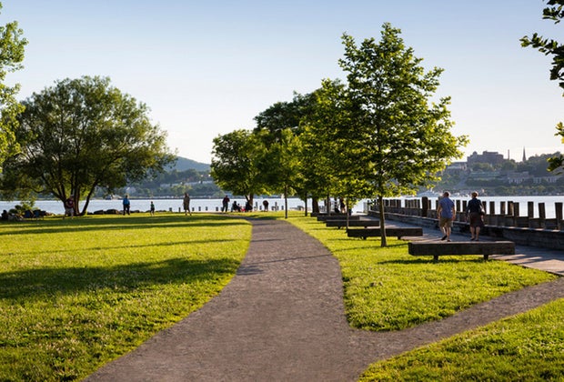 Long Dock Park sits on a scenic waterfront location Things to do in Beacon with Kids