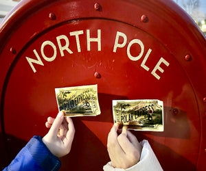 Your kids will use golden tickets to board the Polar Express Experience in Port Jefferson.