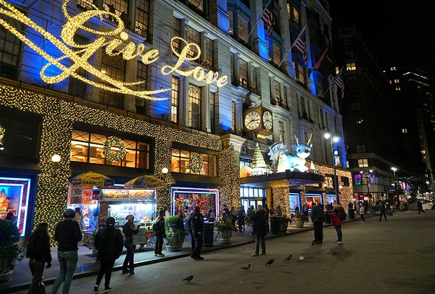 Macy's Christmas lights