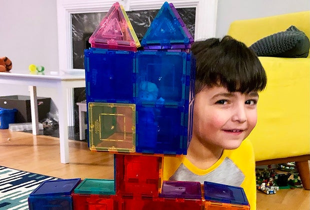 Robot Magna-Tiles Games and Building Ideas for Kids