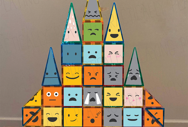 Magna-tile-stickers Magna-Tiles Games and Building Ideas for Kids