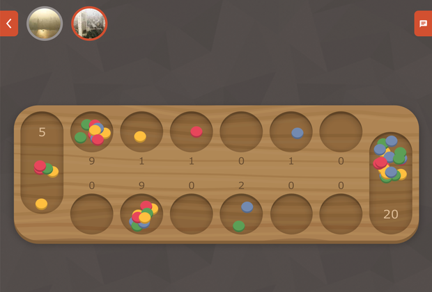 Mancala goes high tech with this Free Online Games for Kids, No Download Games.
