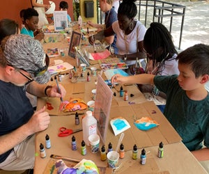 There's plenty of no-cost fun at the Mennello Museum of American Art's Free Family Funday. Photo courtesy of the museum