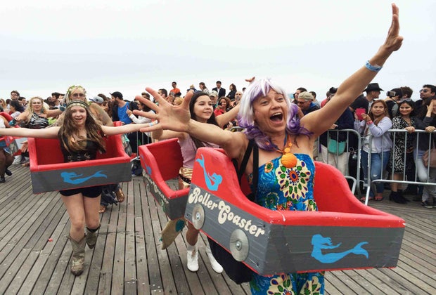 100 things to do in NYC with kids: Mermaid Parade on Coney Island