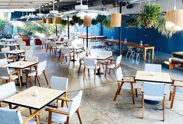 LA Restaurants with Outdoor Dining for Kids: Momed Restaurant middle eastern
