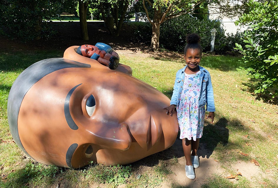 Montclair Art Museum Is Perfect for a Kid-Size Culture Fix The outdoor art at the Montclair Art Museum makes for an awesome photo op.
