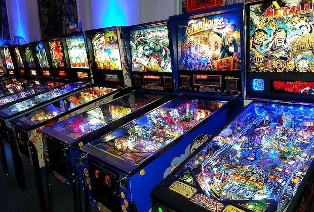 Old-school arcades and pinball are the draw at Game Vault in Morristown. 