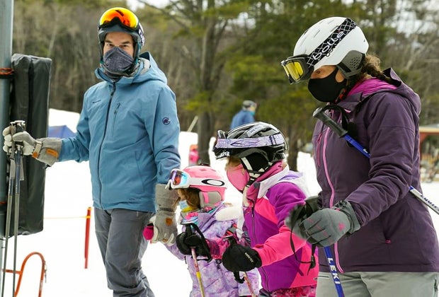 Photo of family at one of the best New England Ski Resorts