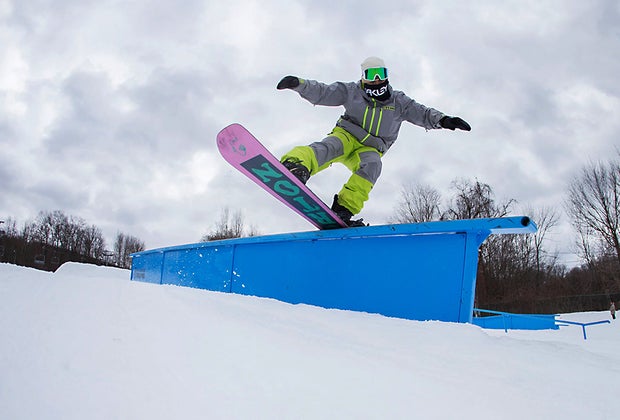 Snowboarding at Mountain Creek is one of our favorite winter activities