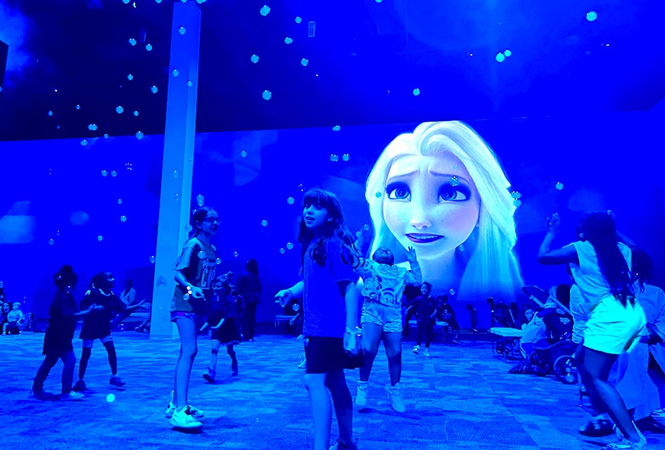 Lighthouse Immersive Disney Animation Experience Puts Atlanta Kids into the Magic Enjoy a full sensory experience at Atlanta's Lighthouse Immersive Disney experience. Photo by Melanie Preis