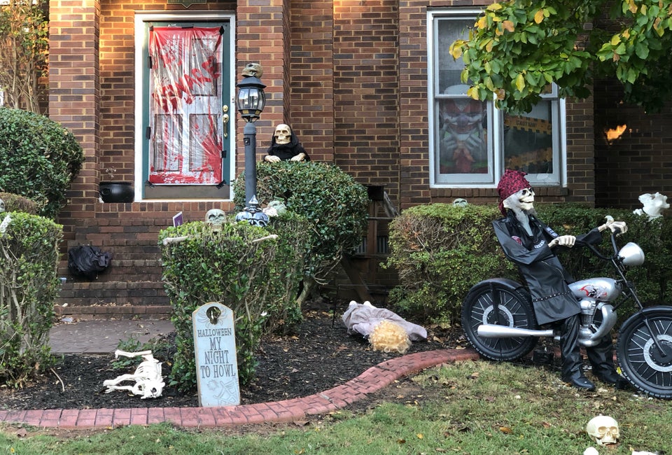 Briers North is a wonderful (and scary) place to trick-or-treat near Atlanta! Photo by Ilana Schlam